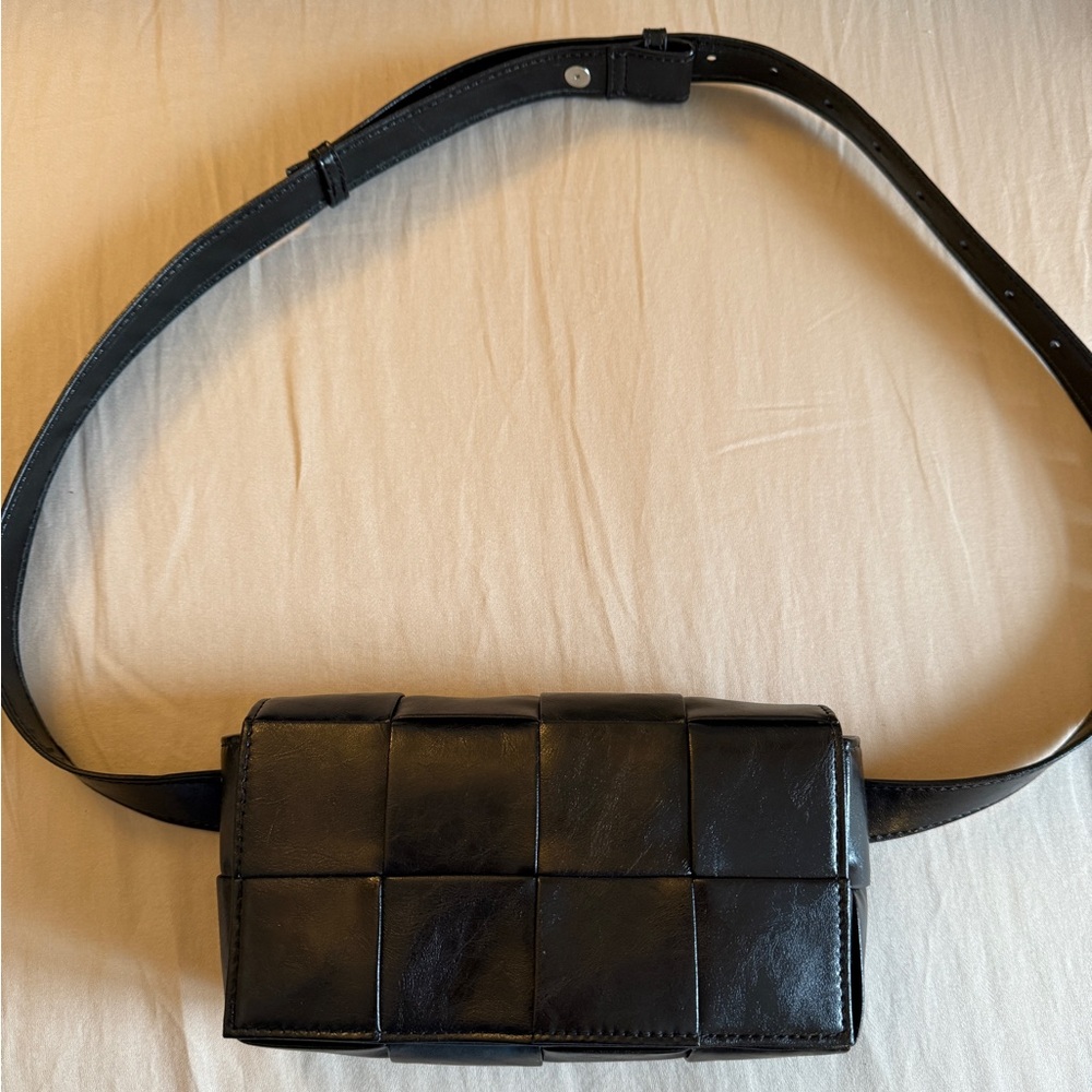 Cassette style belt bag crossbody